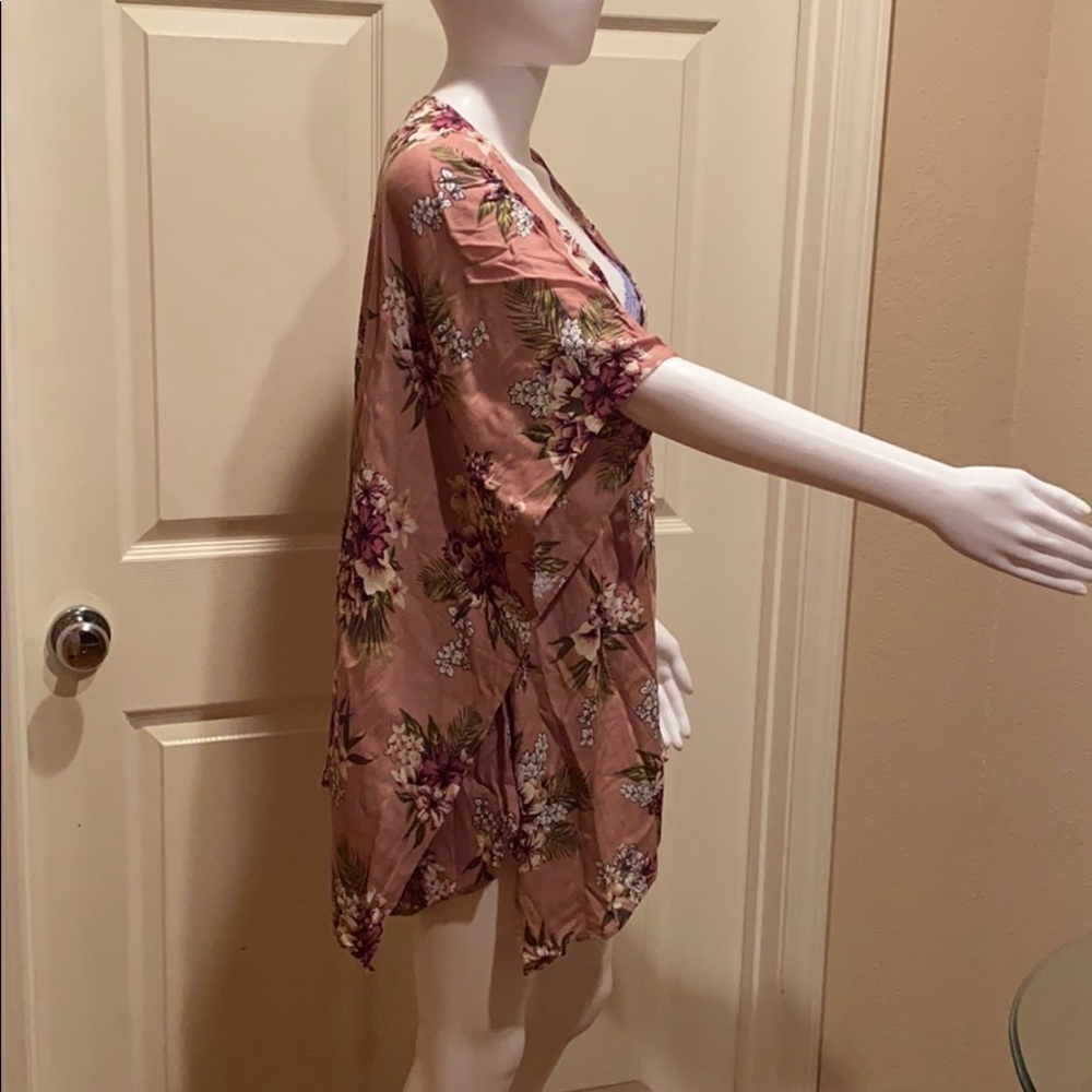 Mauve floral print short set - Picture 2 of 5